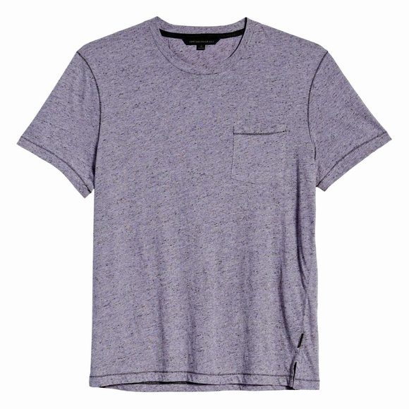 John Varvatos Asheville Crew T-Shirt Dry Lavender - Picture 4 of 4